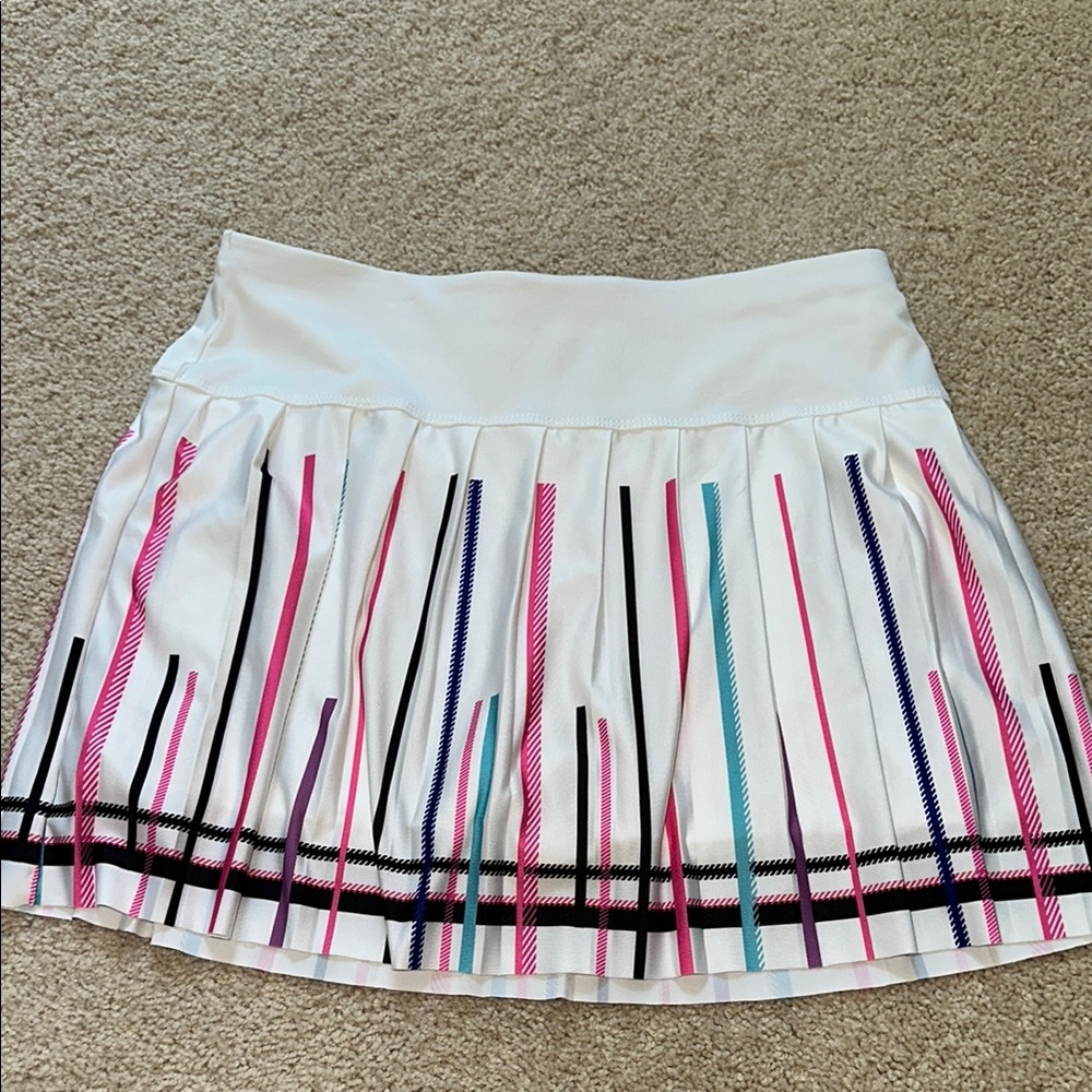 Lucky in Love Multicolor Striped Skirt